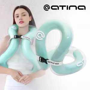 [아티나] 주니어 성인 튜브형 부력보조복 버블 넥베스트 80kg