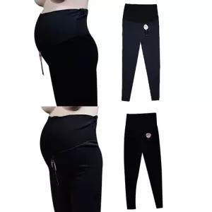 (스킨센스)임부복대 기모 끈형레깅스 임부쫄바지