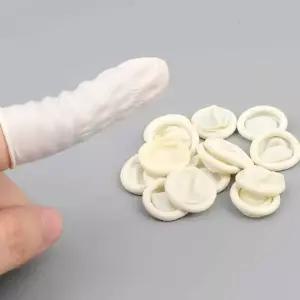 손가락씌우개 지문방지장갑 손가락 지문방지 고무장갑