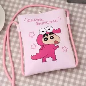 ( )짱구 핸드폰 파우치-핑크