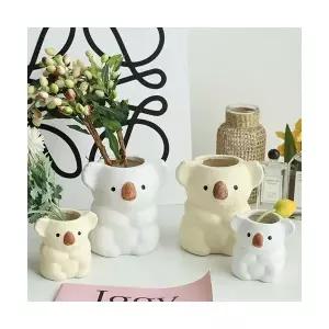 식물 선인장 소형 다육이 2size 미니 오브제 동물 토분 코알라 기획상품 캐릭터 화분 세라믹 추천 인테리어