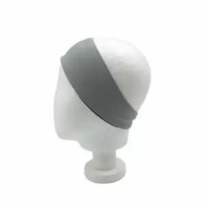 회색 스포츠 헤어밴드 땀흡수 운동용 머리띠