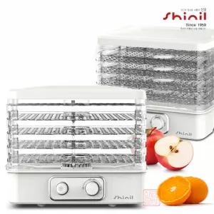 신일 5단트레이 식품건조기 감 고구마 말랭이 수제간식 귤피 과일 야채 시래기 고기 고추 수제 애묘 애견 간식 건조기 