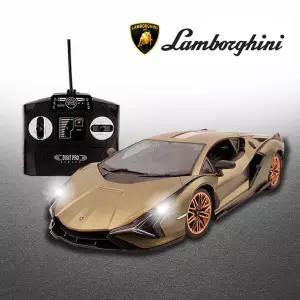 1:14 RC카 람보르기니 시안FKP37 카키 라이트효과 /수동도어오픈/ 리모콘 /무선조종 더뮤직