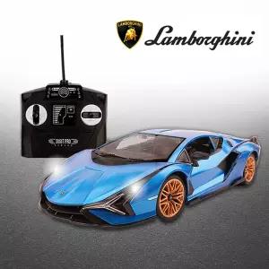 1:14 RC카 람보르기니 시안FKP37 블루 라이트효과 /수동도어오픈/ 리모콘 /무선조종 더뮤직