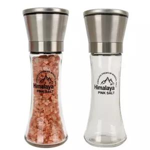 MUSO 핑크소금 후추 그라인더 180g/솔트/고급/분쇄/깨갈이/통후추/소금/갈이/보관/용기/양념/업소용/주방