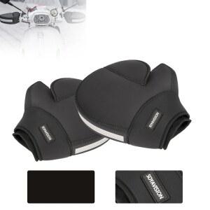 두꺼운 오토바이 핸들바 머프 보호용 스쿠터 ATV UTV 겨울 방한 장갑 그립 핸들바 머프 방수 보온