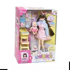 미미인형 캐릭터 역할 놀이 인형 열일곱 미미 동생돌보기