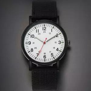 슬림 나토 밴드 저소음 손목 시계 기념품 학생 시험 수능