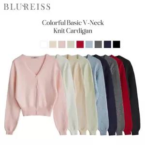 [블루레이스] 기획 V넥 데일리 니트 가디건_B6S1KC4531