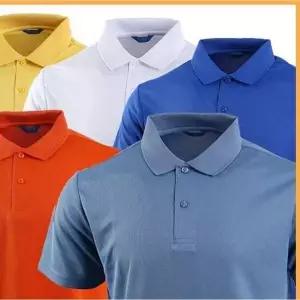 쿨론 반팔 폴리 카라티 남녀공용 기능성 티셔츠 사계절용