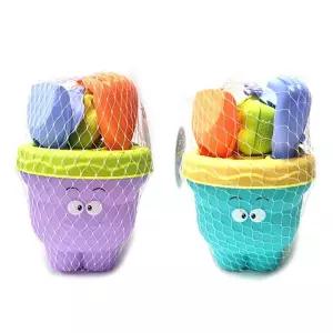 큐티 버켓 모래놀이1007 -랜덤 찍기 모양틀 물놀이/완구/몰드/놀이/도구/키즈/비치토이/바스켓/아기