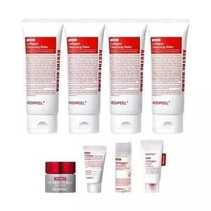 메디필 레드락토 콜라겐 클렌징밤 100ml x4 + 미니 4종 (톡스크림.앰플.클렌징오일.베리어크림)