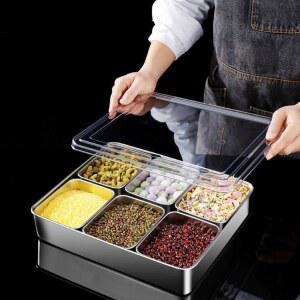 분할 반찬통 나눔 칸칸이 깊은 플래터용 플래터 애피타이저 필수품 사탕 파티용