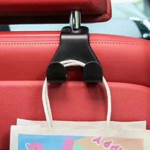 차 내부 다양한 물건 정리 깔끔한 보관 가방 쇼핑백 우산 옷 다용도 후크 걸이 간편한 탈부착