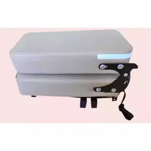 싼타페 보조의자 2열 펠리세이드 자동차 시트 오렌지 등받이