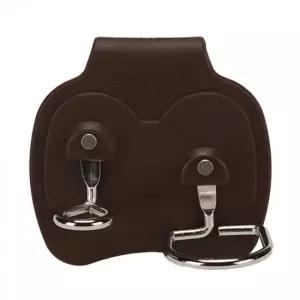 ( )공구집 망치걸이 2구 홀더 허리 벨트 가죽 터널 연결 튼튼한 작업벨트 공구걸이 파우치