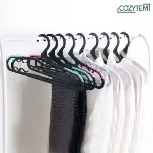 코지템 블랑 논슬립 옷걸이 100P 미끄럼방지 어깨뿔방지