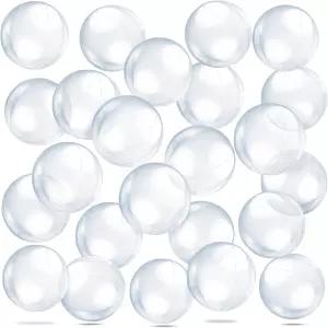 Yinder 24피스 풍선 비치볼 6인치 수영장 바다 파티 장식 버블 오션 여름 장난감 용품 (클래식 클리어)