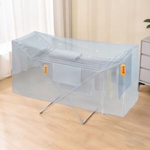 146x53x74cm 가열식 건조대 커버 접이식 전기 옷걸이 방진 천 보호대 가정용 액세서리