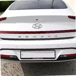 소나타 DN8 카본스타일 트렁크 가니쉬