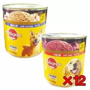 [무료배송] (12개묶음) 강아지 페디그리캔 700g 애견간식