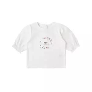 밍크뮤ch 플라워자수7부티셔츠(출산신생아백일돌유치원어린이집) (3611533101)