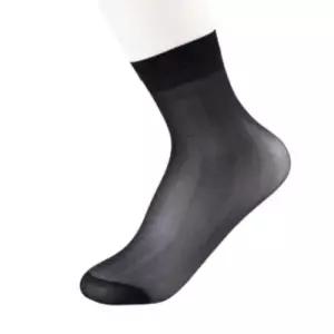 발목스타킹 블랙 밴딩 반투명 스타킹 블랙 WFJPVTM