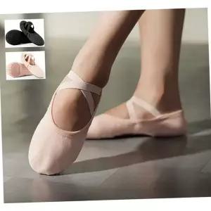 성인 발레화 천 댄스 무용 성인 발레 슈즈 연습 신발