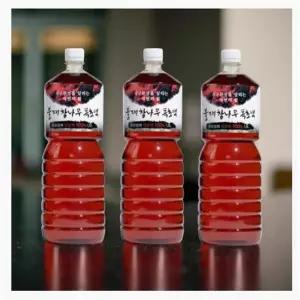 목초액 무좀 손 발 발톱 각질 국내산 참나무 숙성 정제목초 1.8L 3개 8년 숙성