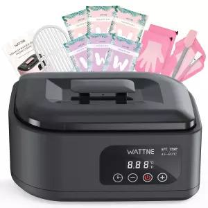 손과 발을 위한 와트네 파라핀 왁스 머신 - 자동 타이머 및 정밀 온도 조절 기능이 있는 워머 보습 키트