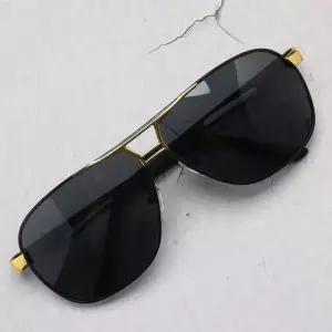 초경량 남성 보잉 편광 선글라스 골드스모크