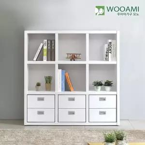우아미가구 모노 조이 1200 3단 서랍책장 FO5034