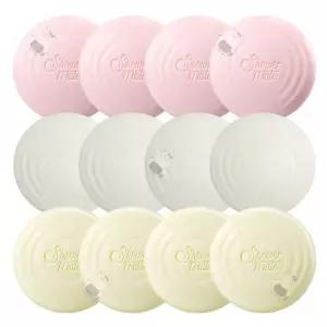 샤워메이트 산양유비누 3종 12개입 화이트우유4+딸기우유4+버베나시트러스4 2137342 애경 J