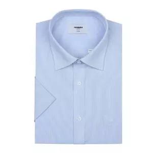 [백화점 정품] 레노마 [롯데 청량리점] 플레인 스트레치 핀스트라이프 반소매슬림핏셔츠 RZUSG0051BU