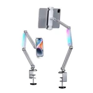 미란다 LED 충전식 무지개빛깔 스탠드형 핸드폰거치대