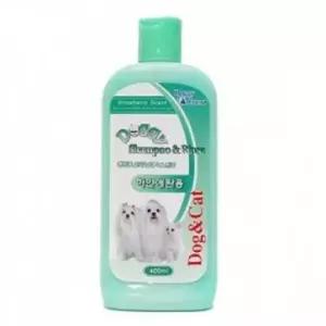 강아지 고양이 백모용 샴푸 린스 400ml 1P 올인원