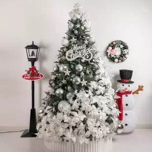 [텐바이텐]크리스마스 트리 장식 풀세트 유니크포인그레이 250cm 단면