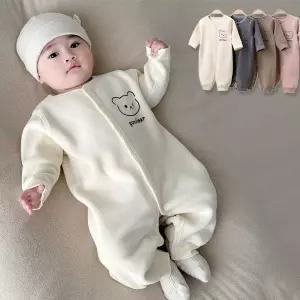 [보리보리/조이멀티]모찌슈트 남아여아 긴팔 기모 우주복 206045