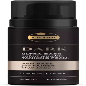 르 탄 우버 다크 셀프 태닝 폼 애쉬 베이스 쿨 - 브라운 6.7온스