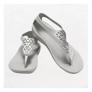 [크록스]여성 세레나 엠블리쉬 플립 / 205600-00N 실버 / 여성 쪼리샌들 / Crocs Serena Embellish Flip