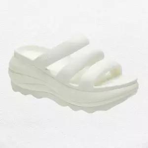 [크록스]여성 메가 크러쉬 트리플 스트랩 키높이 슬리퍼 209842-0WV