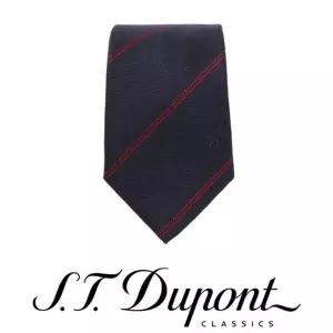 [NS홈쇼핑]듀퐁타이 신상품 균일 네이비 붉은색 사선 넥타이(TE6SM62KA259TRD)..