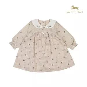 [롯데백화점]에뜨와 아델린체크원피스 07T124004/임신,출산,백일,돌선물,조카선물