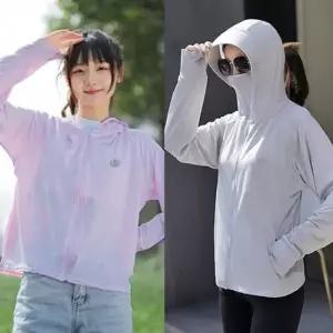 남녀공용 기능성 바람막이 초경량 UV차단 집업 점퍼