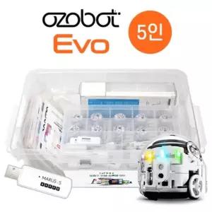 AI 로봇 코딩교구 NEW 오조봇 이보 5인용 학급세트 동글포함 과학로봇 지능계발
