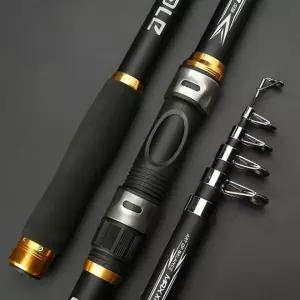 입문용 원투 낚시대 블랙 낚시용품