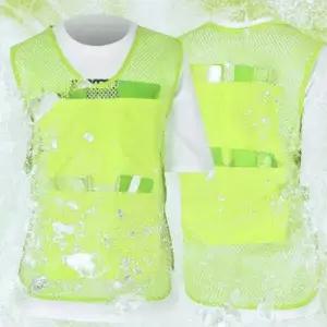 쿨링 아이스 조끼 형광 안전조끼 냉감웨어