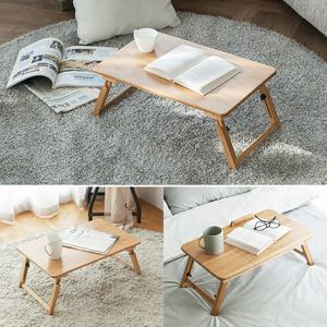 원목 미니책상 공부상 좌식 좌탁 접이식 유아 어린이 아이책상 상판각도 높이조절 노트북거치대 테이블