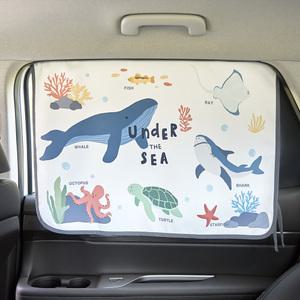 (2장세트) 27종 자석형 3중직암막 햇빛가리개 자동차 차량용 커튼